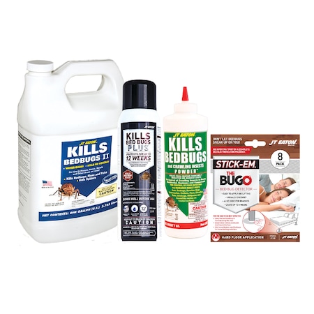 Jt Eaton Bedbug Solution Value Kit with Water Base Gallon BBKIT3